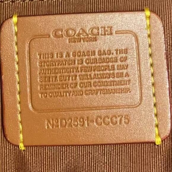 Coach Vintage Brown Mini Suede Bag, Size 31*23.5*10.5 cm - Picture 9 of 9